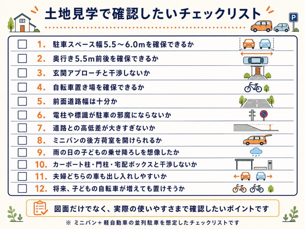 土地見学で確認したいチェックリスト