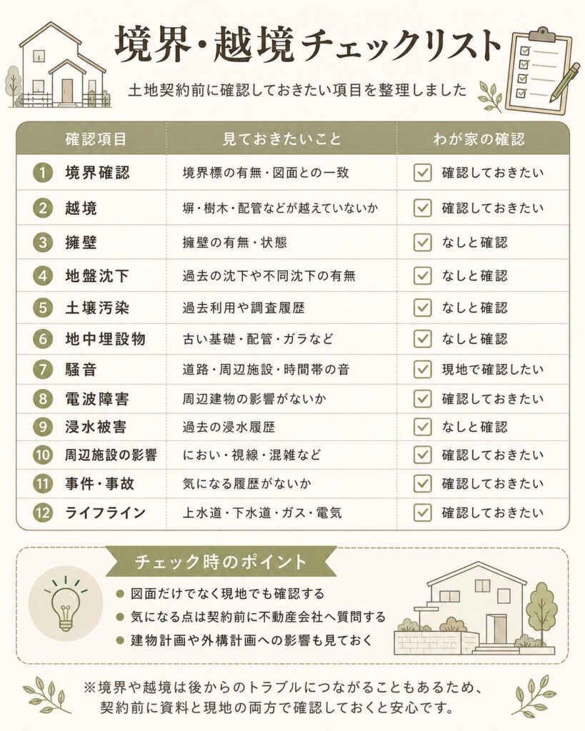 境界・越境チェックリスト