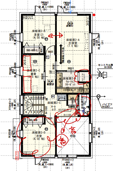 主な指摘位置を書き込んだ画像③